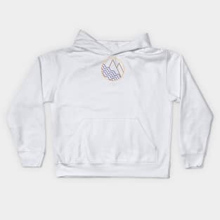 River and Mountains Kids Hoodie